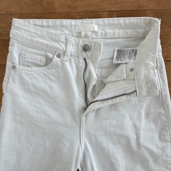 H&M size 2 Cream Mom fit jeans - Picture 4 of 6